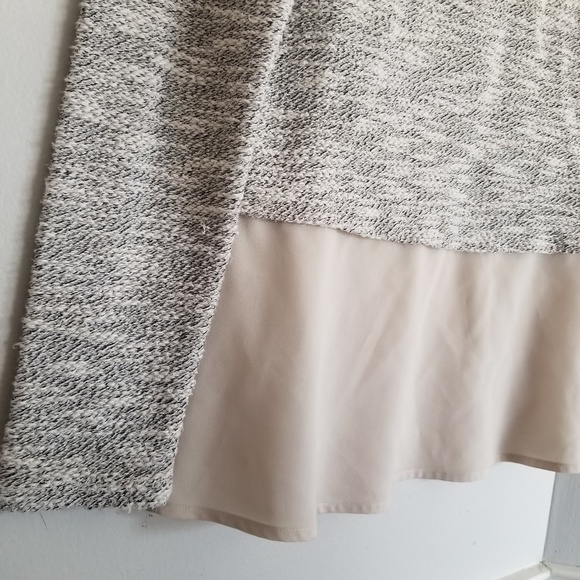 Long sleeve sweater/blouse small sheer knit top - Picture 2 of 4